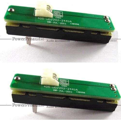2 PCS Original Cross Fader Assembly for Pioneer DDJ SR SX DJM 250 704-DJM250-A032 with PCB