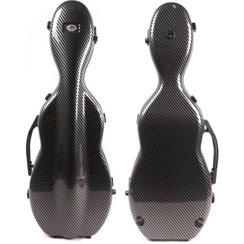 4/4 Composite Carbon Fiber Violin Case Bow Holder Hygrometer Back strap 2.1kg