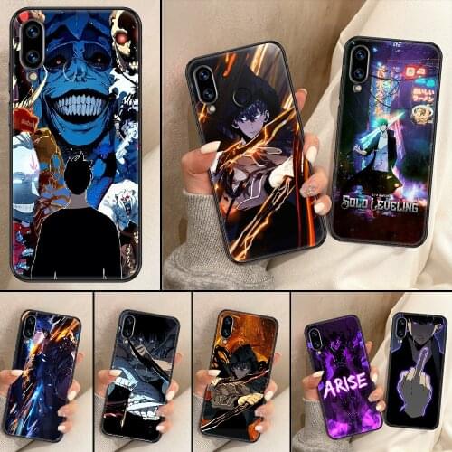 Solo Leveling Phone Case For Huawei Honor 6A 7A 7C 8A 8X 8 9 9X 10 10i 20 Lite Pro black luxury Etui painting waterproof tpu