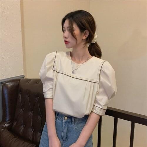Cheap wholesale 2021 spring summer autumn new fashion casual ladies work women Blouse woman overshirt female OL Ay5021