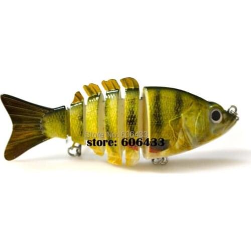 Deep Sea Multi section Lure Fishing Fish Swing Lures 6 Segment Swimbait Crankbait 10cm/20g 8035-FL62S01 Free shipping