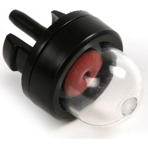 1pc Carburetor Oil Bubble Petrol Snap in Primer Fuel Bulb Pump for Hedge Lawn Mower Chainsaw Trimmer Clear 33.5x21.4mm