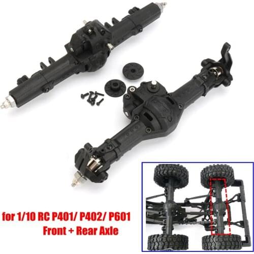 1/10 RC wheel axle HG P401 P402 P601 crawler truck HG-BX02 1/10 HG RC off-road vehicle parts F + R front axle and rear gearbox