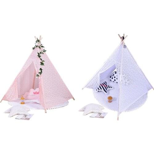 An Lace Tent Princess Tent Childrens Play House Indoor Outdoor Children Activities Crawling Play House Toys