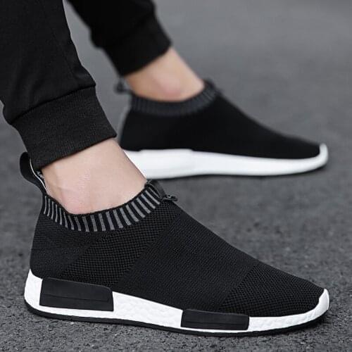 Spring And Summer Mens Shoes Light Fashion Sneaker Casual Walking Footwear Breathable Non Slip Outdoor Trainers Large Size