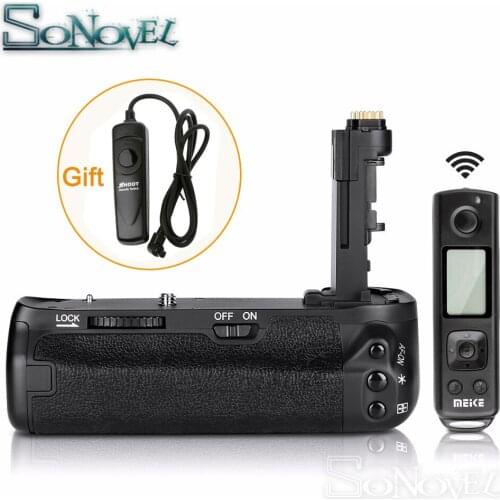 Meike MK-6D2 pro Battery Grip Holder Built-in 2.4G Wireless Remote Control Suit for Canon 6D Mark II 6D2 work with LP-E6 battery