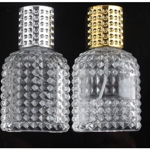 New Style Pineapple Portable Glass Perfume Bottle With Spray Empty With Atomizer Refillable Bottles 30ml 50ml
