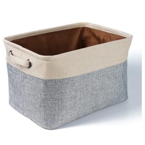Personalized Pet Dog Toy Storage Basket Dog Canvas Bag Foldable Pet Toys Linen Storage Box Bins Dog Accessories Pet Supplies