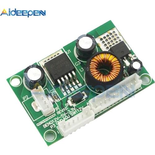 CA-1253 12V to 5V to 3.3V Buck Voltage Converter Board Step Down LCD Power Supply Conversion Module