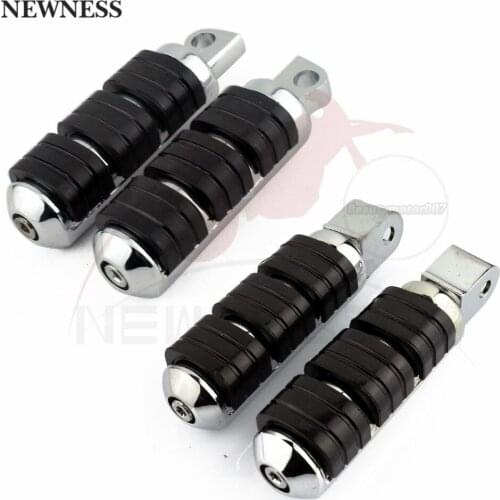Newness Foot pegs For Honda VLX400 VLX600 Steed 400 600 VLX All Year Motorcycle Front & Rear Footrests Footpegs