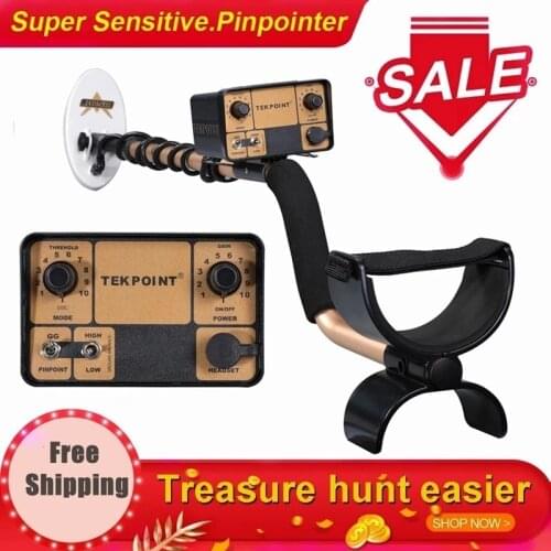 TEKPOINT-2 High Sensitivity Underground Metal Detector Detecting Tool Portable Jewelry Treasure Gold Metal Finder Digger Kit