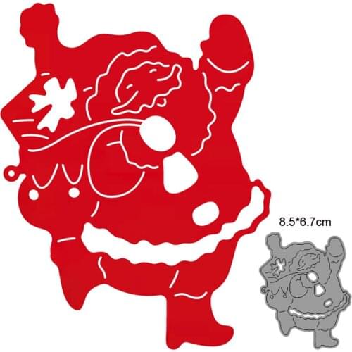 Cutting dies Santa Carrying Gifts metal cutting dies cut die mold Scrapbook paper craft knife mould blade punch stencils dies