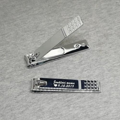 Professional big size Stainless Steel Nail Cutter 10pcs customized free with your logo text free shipping +free logo design