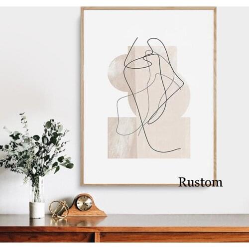 Modern Abstract Painting Wall Art Posters Canvas Pictures for Room Design Home Decoration Quotes Interior Decor