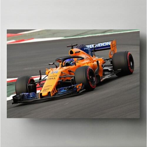 Modern Canvas Painting Fernandos Alonso F1 Raceway Cars Formula One Sport Posters and Prints for Living Room Decor