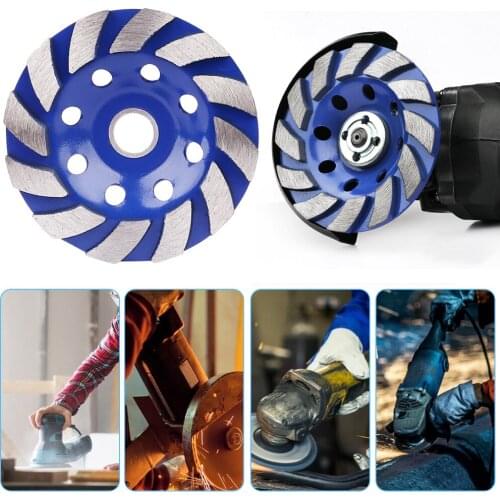 Sharp Polishing Angle Grinding Wheel Helical Concrete Granite Stone Trimming Plate Ceramic Cup Bowl Grinder Accessories