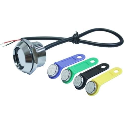 1pc DS9092L ibutton Reader Dallas DS1990 iButton Probe+4pcs DS1990A-F5 TM Cards