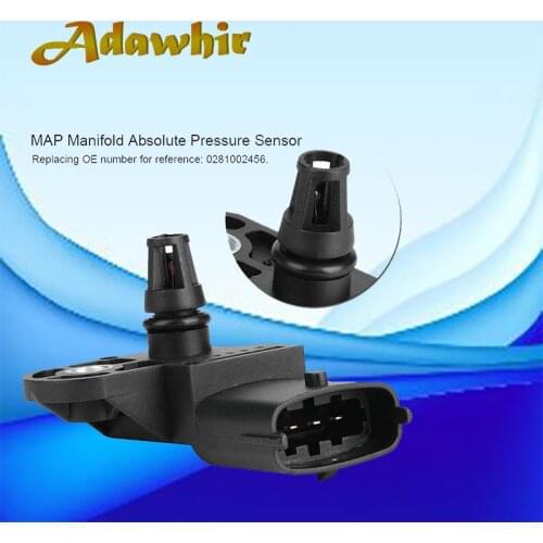 3.5Bar 3.5 Bar Intake Air Manifold Boost Pressure MAP Sensor 0281002456 For CUMMINS Fiat Mercedes-Benz Alfa Romeo Lancia Nissan