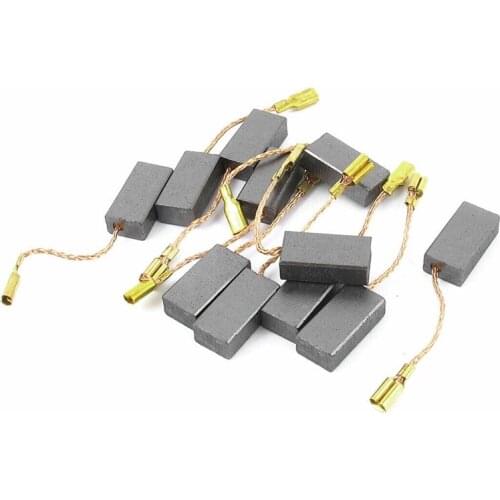 15mm x 8mm x 5mm 0.59" x 0.13" x 0.20" Motor Carbon Brushes Replacement for Air Compressor