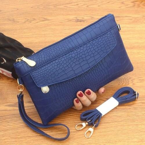 Clutch Bag For Women Fashion Lady Shoulder Bag PU Leather Hand Purse Phone Coin Zipper Wallet Clutch Handbags