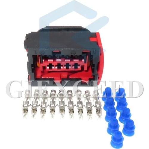 2 Sets 9 Pin Automotive Connectors Sealed Car Female Waterproof Automotive Wire Socket Plug