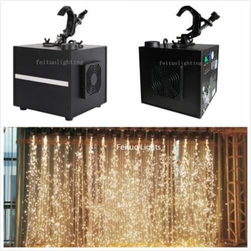 8pcs Feituo Downside DMX512 650W Stage Spark Cold Machine Fireworks Fountain for Wedding