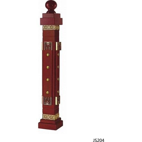 Freeshipping 1200mm JS204 Column Customade Floor Mount Newel Handrail Armrest Post Pillar Pole for Staircase