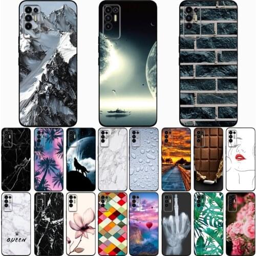 For TECNO POVA 2 Case Wolf Silicon TPU Fundas for Tecno Pova 2 Cat Animal Shell Bag Housing Phone Cases