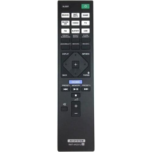 RMT-AA231U Replace Remote for Sony Home Theater AV Receiver STR-DH770 STRDH770