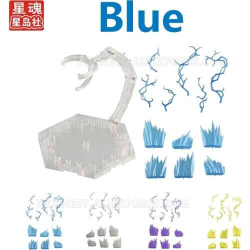Blue Tamashii Burst Lightning Effect Explode Explosion Figuarts Fix Saint Seiya Dragonball Action Toy Figures Model Accessories