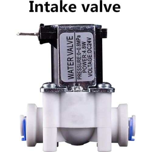 Electric Plastic Solenoid Valve 12V 24V 220V NO/NC 1/4" 3/8" Hose Pipe Quick Conntection RO Water Reverse Osmosis System