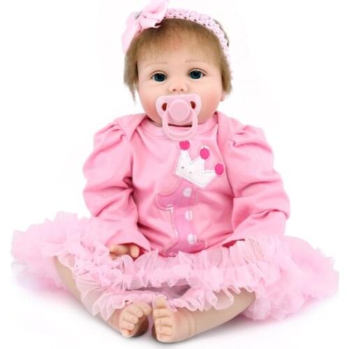 Reborn dolls lol handmade toys for children 22 inch boneca reborn doll reborn bebe realistic boneca newborn dolls