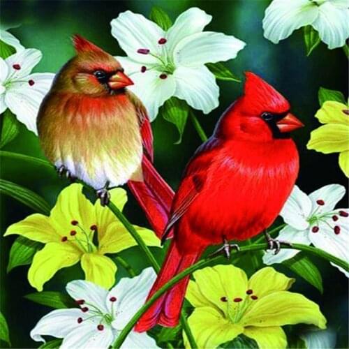 Bird Animal Flower DIY Embroidery Cross Stitch 11CT Kits Needlework Craft Set Cotton Thread Printed Canvas Home Sell