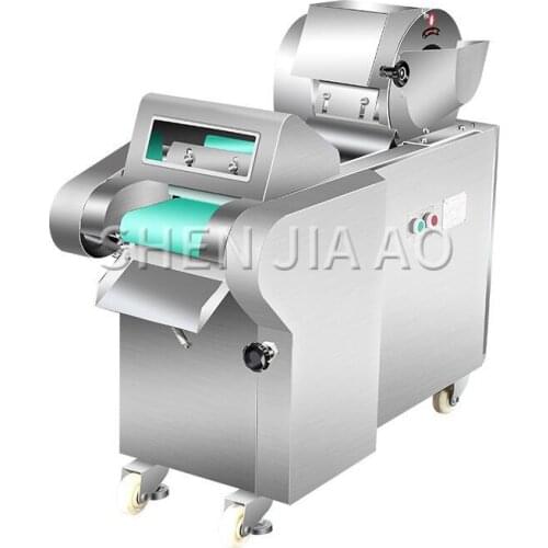Vegetable Cutting Machine Commercial Electric Multi-function Automatic Kitchen Canteen Dicing Slicer Cutting Section Cutter 1PC