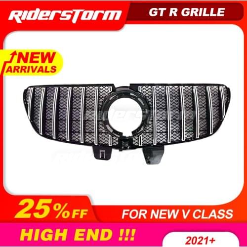 Racing Gt R Grille For Mercedez V Class W447 GT Grille 2021+ For V250 Gt r grille V250 Front Bumper mesh