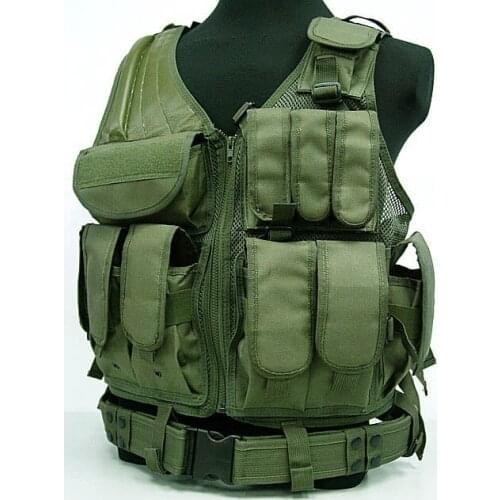 US SWAT Airsoft Tactical Hunting Combat Vest Army green cs Party Supplies Free shipping