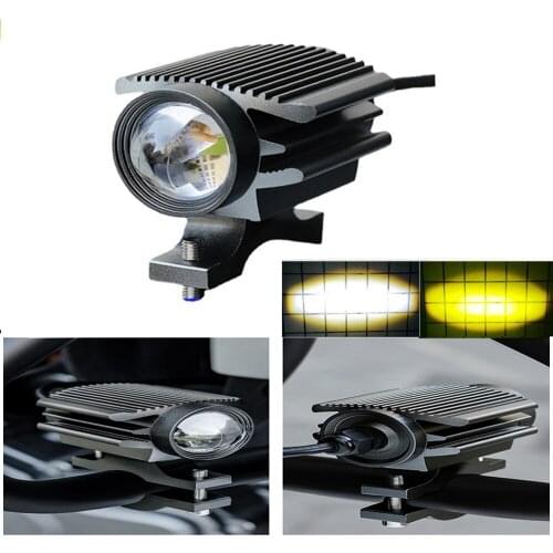 Motorcycle Headlight LED Lamp Waterproof Electric Vehicle Headlamp Fog Light Projector Lens Spotlight 2colors 12-85V
