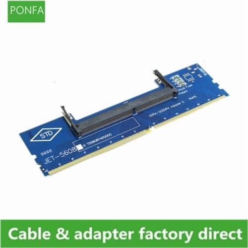DDR3/4 RAM to Desktop Adapter Tester Notebook DDR4 Generation Memory Riser Card Test Special Card for Laptop