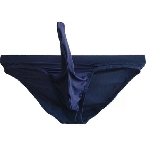 2020 Men Briefs Underwear Mens Sexy Elephant Nose Big Pouch Briefs Underpants Men‘’s Brief Underwear Shorts Cueca Male Panties