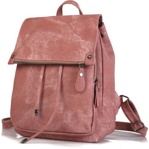 Womens bag new 2021 bags women Pu fashion solid color school backpack popular small bag Queens Day Womens Day gift Mens bag