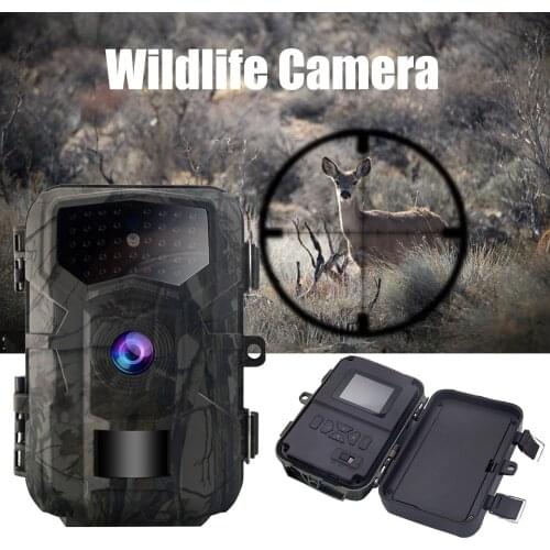 1080P Full HD Wildlife Camera Outdoor Trail Camera With Infrared Night Vision Hunting Trail Camera Wildlife Scouting Waterproof