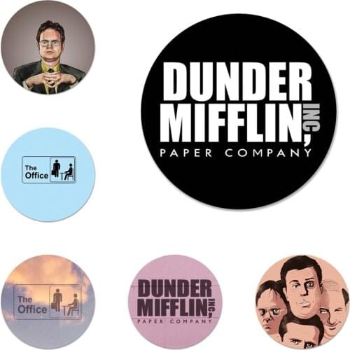 58mm The office tv show Remarkable Badge Brooch Pin Accessories For Clothes Backpack Decoration gift