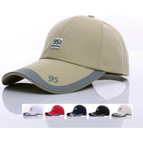 6 Color Cotton Men Snapback Adjustable Baseball Caps Outdoor Sports Golf Ball Cap Male Casual Casquette 95 Visor Sunhat GH-25