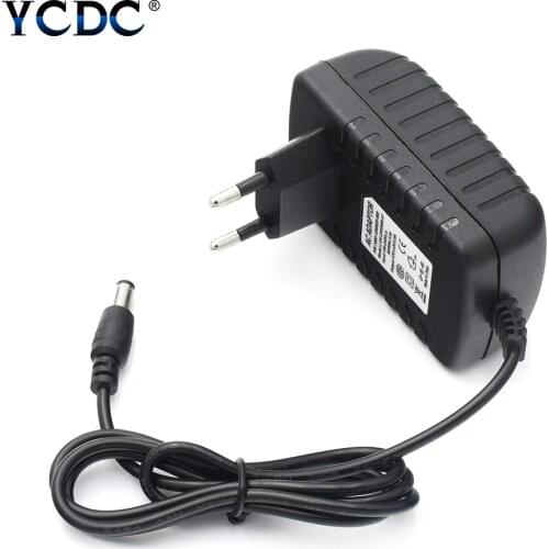 DC12V LED Power Supply Adapter 5.5*2.1mm Female Connector AC 100V-240V 2A Lighting Transformer For Routers CD player