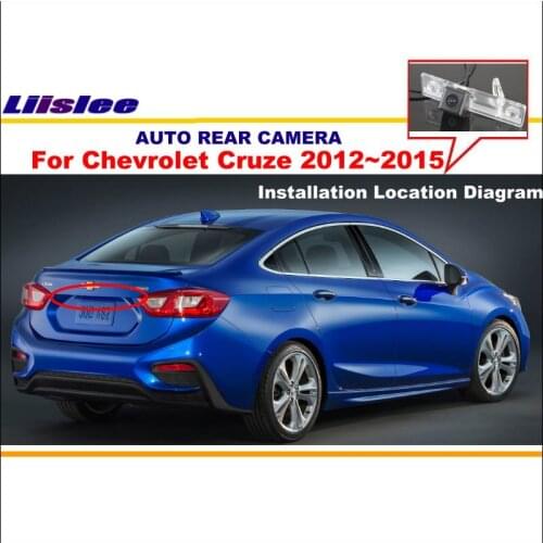 Liislee Car Back Up Parking Camera For Chevrolet Cruze 2012~2015 Rear Reverse Camera License Plate Light Camera Night Vision