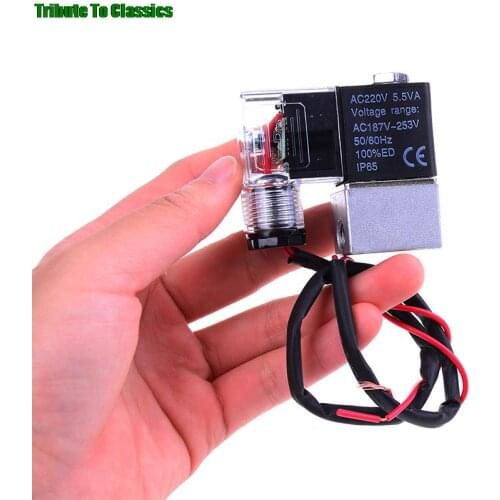 Mute Oil Free Air Compressor Air Pump Fittings Unloading Valve Drain Valve Solenoid Valve 1Pc