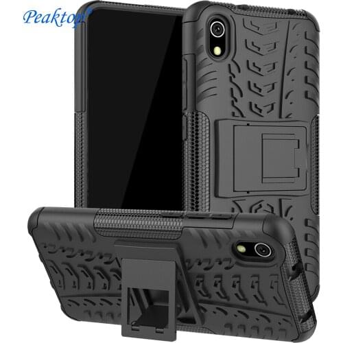 Peaktop For Xiaomi Redmi 7a Case Dual Layer Armor Shockproof TPU +PC Cover Phone Case For Xiaomi redmi 7A 7 A 2019 phone case