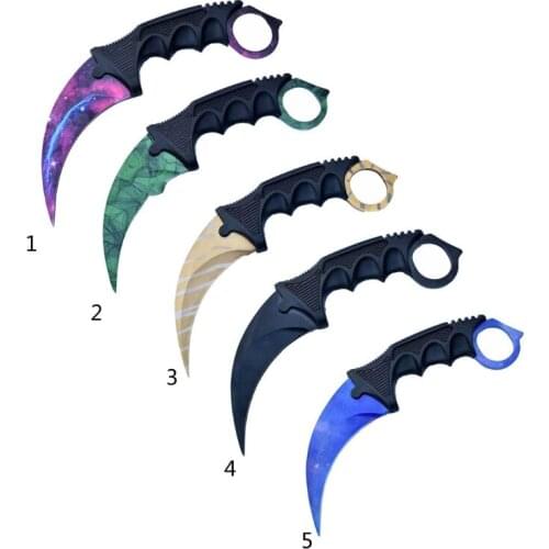 Colored Skin Claw Knife Fine Car Stickers Personality Creative Sunscreen Waterproof Stickers for Cars PVC Decal Camper F19A
