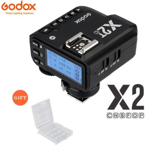 Godox X2T-C E-TTL II 1/8000s 2.4G Wireless Trigger Transmitter for Canon DSLR Cameras flash TT685 TT350 V860II TT600 AD200 AD360