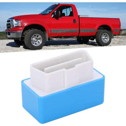 Car Diagnostic Tools Economy Fuel Saver Tuning Chip Box Plug Low Emissions Blue Plastic Maintenance for Diesel Car New